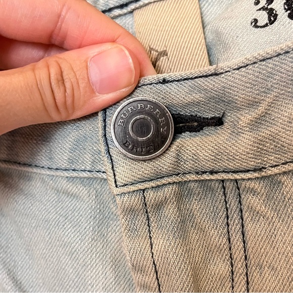 Burberry Brit Steadman Slim Fit Button Fly Jeans - Men's Size 36 X 28 - Blue - Picture 7 of 16